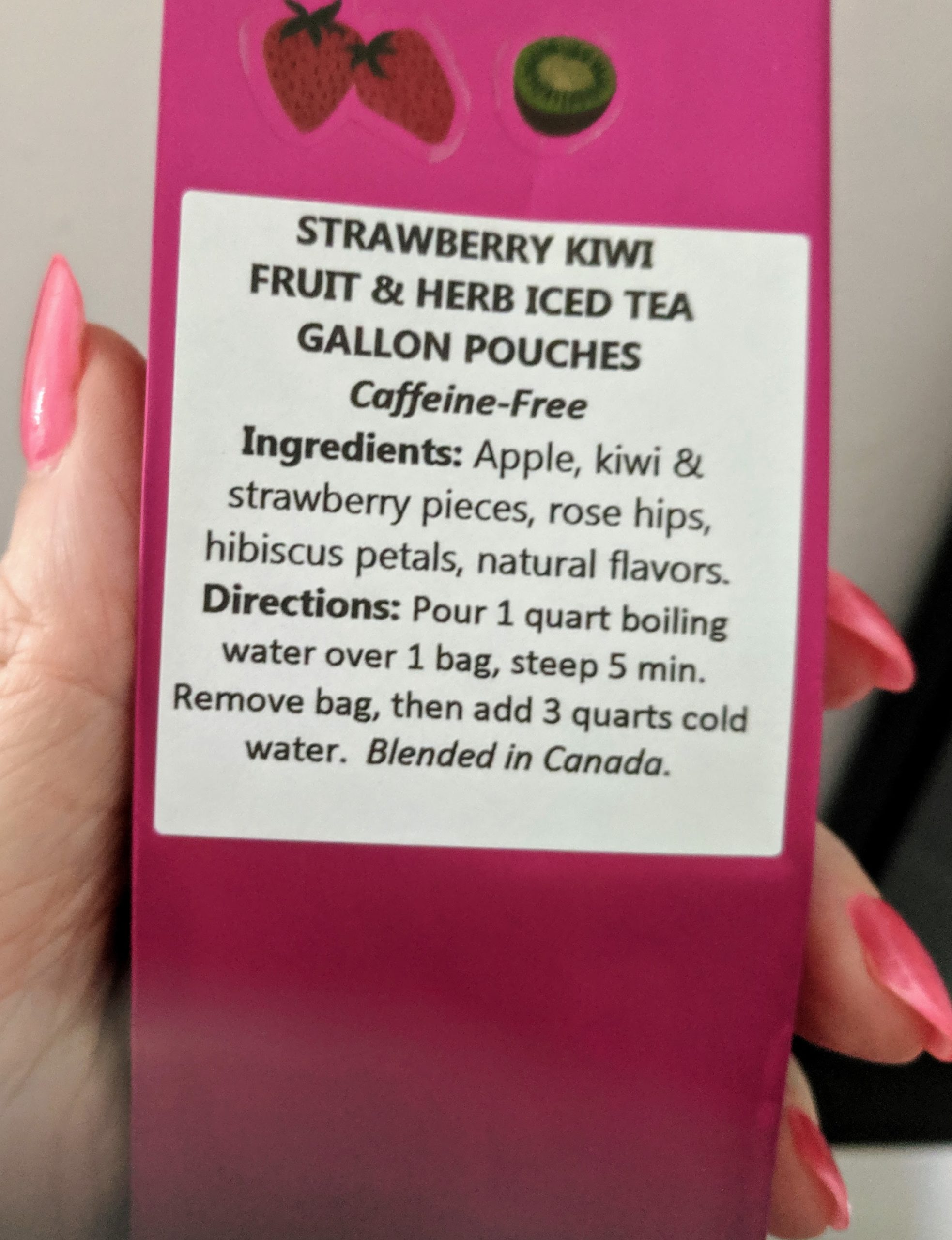 Kiwi Strawberry Gallon Pouch